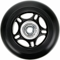 Miniatyrbillede 4 af 5: 2 stk. kuffert hjul udskiftning hjul med lejer til kuffert reparation 7024mm sort