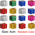 Miniatyrbilde 7 av 7: 60/6 stk Mini Julegaveesker i Skum, Julepynt, Gaver, Juletrærhengende Smykker til Navidad Festpynt Tilbehør 3CM - Tilfeldig Farge 3CM-Random Color 12PCS