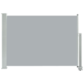 Miniatyrbillede 1 af 5: vidaXL Retractible Side Awning 80x300 cm Grå Grey gray