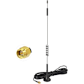 Miniatyrbillede 1 af 5: 4G LTE-antenne SMA 7dBi magnetisk base 4G-antenne med 3 meter/9,84ft forlængerkabelantenne til EE O2 Vodafone Three Huawei Netgear 4G LTE-routerport SMA