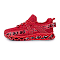 Miniatyrbillede 3 af 5: Åndbare løbesko Blade Slip on Sneakers Herre Rød Størrelse 46 rød red 28cm