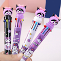 Pikkukuva 3 / 8: Piirretty Kuromi 10-värinen kuulakärkikynä Kawaii 0,7 mm monikynä A1
