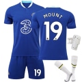 Miniatyrbild 3 av 11: Chelsea 22-23 hemmatröja nr 10 Pulisic 9 Lukaku 19 Mount Werner fotbollströja 2223 Chelsea home number 9 #L