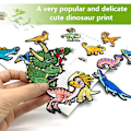 Miniatyrbild 3 av 5: Strykjärnspåsar Strykjärnspåsar 15 st Dinosaurie Broderade Påsar, Strykjärnspåsar Dinosaurie, Mode Broderade Påsar för Kläder, Dekorativa