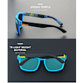 Pikkukuva 6 / 7: Pyöräilyurheilulasit miehille polarisoidut aurinkolasit miehille ja naisille retropeililinssi ajamiseen kalastukseen UV400-suoja C5 Polarized Sunglasses