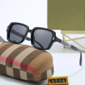 Miniatyrbillede 1 af 7: Top kvalitet mærke Burrey logo solbriller kvinder mænd 2024 luksus designer firkantet ramme UV400 briller c1 r style sunglass
