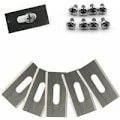 Miniatyrbilde 3 av 5: 30-pak gressblader for Husqvarna med doble skarpe blader i rustfritt stål 36,5*18,5*0,65 mm