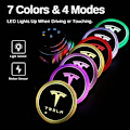 Miniatyrbillede 3 af 7: 2022 2021 Tesla Model Y Model 3 Neon Lysrør RGB Interiør LED Strip Lys med App-styring