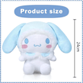 Miniatyrbild 2 av 5: Cinnamoroll plyschleksak, Cinnamoroll plyschdocka trasa docka plyschleksaker