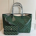 Miniatyrbilde 1 av 5: Kvinners Tote Bag Fashion Reise Casual Skulder Bag Veske Stor & Medium Ny Grønn Green M