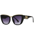 Miniatyrbilde 2 av 7: Luksuriøse designer solbriller for damer 2024 - Klassisk katteøye UV400 solbriller - Engros - Høy kvalitet - Gafas de sol c9 sunglasses