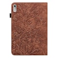 Miniatyrbild 3 av 5: För Lenovo Tab P11 Gen 2 Imprinting Drop-proof Tablet Cover PU Läderfodral med Stativ Brown