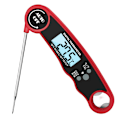 Miniatyrbilde 1 av 5: Foldbar kjøkkentermometer (rød), 3 sekunders øyeblikkelig avlesning