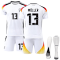 Miniatyrbillede 1 af 2: Mub- EM 2024 Tyskland hjemmebanetrøje til fodbold 13 MULLER 13 MULLER 26