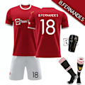 Pikkukuva 5 / 11: 21-22 Mestarien liigan versio Red Devilsin kotipaidasta nro 7 Ronaldo nro 6 Pogba nro 10 Rashford aikuisten puku Size 7 with socks + protective gear 26#