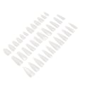 Miniatyrbild 6 av 8: 360 st Frosted Naglar Tips Coffin Almond Stiletto Cover Clear Long Easy False Nail
