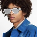 Miniatyrbilde 2 av 7: HW 86229 Luksuriøse Designer Solbriller i Punk Rock Stil, Tilpassede Overdimensjonerte Tykke Store Rammer, Millionær Solbriller for Menn C38 86229 Sunglasses