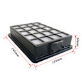 Miniatyrbillede 2 af 5: 1 stk H13 støv HEPA-filter og 1 stk svampfilter til Samsung SC2