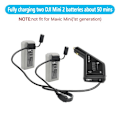 Miniatyrbillede 3 af 4: Batteri biloplader til DJI MAVIC Mini 2 drone - Multifarvet