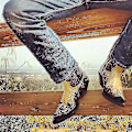 Pikkukuva 5 / 5: Python Western Boot Colorblock Kirjonta Miesten Saappaat Muoti Modernit Kengät 44