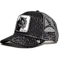 Miniatyrbillede 1 af 2: Vuxen Mesh Cap Sommar Baseball Cap Trucker Cap W-WELLNGS Black Panther