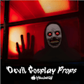Pikkukuva 6 / 6: Desdfcer Halloween-naamio, Pelottava Halloween-naamio Naisille ja Miehille, Halloween-Jänis Scary Mask