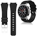 Miniatyrbillede 1 af 3: Silikonarmbånd til Samsung Galaxy Watch 46mm Armbånd Sort