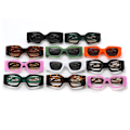 Miniatyrbillede 6 af 7: Moderigtige solbriller 2024 Oversized uregelmæssige Cat Eye Shades udendørs solbriller C3 Fashion sunglasses