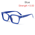 Miniatyrbillede 1 af 10: Læsebriller Presbyopia Briller BLÅ STYRKE +3.00 blu blue Strength +3.00-Strength +3.00