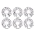 Miniatyrbillede 1 af 8: Negle Studs Hule Metal Måne Stjerne