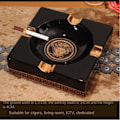 Miniatyrbild 4 av 4: 14 Askkopp Gadget Fyrkantig Keramisk Cigarr Askkopp | Askkopp
