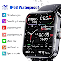 Miniatyrbild 2 av 5: F57l Blodsockermätare Klocka, Blodsockerklocka, Blodtrycksmätare Klocka Sport Smartwatch {FW} Black