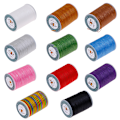 Miniatyrbillede 3 af 8: PC voksbehandlet tråd 0,8 mm 90 m polyester snor Sytråd Grey