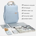 Miniatyrbillede 3 af 5: Laptop rygsæk - Computertaske til forretningsrejser - Daglig pendling sort