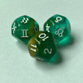 Miniatyrbillede 11 af 11: 3x/ Sæt 12-sidede astrologiske terninger - akryl konstellations terninger - flerfarvet - akryl terninger - til konstellations divination 0.03 1