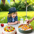 Miniatyrbild 6 av 7: Snacksfatbricka med Fack Snacks Skål med Lock Plast Snacks Fack Snacks Skålar Platta Förvaringslåda Godis Skål för Nötter Snacks Godis Kakor