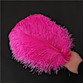 Miniatyrbilde 1 av 2: 1~50 pakk 30-35 cm store strutsfjerer Plume Håndverk Bryllup Festdekorasjoner Rose Rød Ros ed 50 pcs