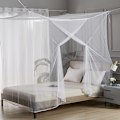 Miniatyrbilde 2 av 2: Myggnetting for dobbeltseng, Hvit, 200 X 220 X 190 cm