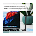 Miniatyrbilde 5 av 5: 100m USB Bluetooth-adapter USB Bluetooth 5.3-mottaker 4dbi-antenne Bluetooth-sender for datamaskin