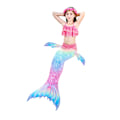 Miniatyrbillede 2 af 5: 3-delt sæt pige havfrue hale bikini badedragt sæt STYLE 5 STYLE 5 120 cm