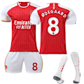 Miniatyrbillede 1 af 2: 23-24 Arsenal Hjemmefodboldtrøjesæt 8 Degaar Adults M(170-175)