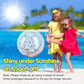 Miniatyrbillede 4 af 5: Strandbold, vand og strandbolde, 1 stk Glitter Summer Inflat
