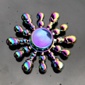Miniatyrbillede 1 af 6: Legering Fingertop Gyroskop Dekompression Legetøj Hånd Spinner Fingertop Gyroskop ten