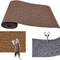 Miniatyrbild 5 av 8: Klippbar självhäftande klösträdsmatta för katt, reptålig soffskydd, kattungetillbehör, khaki