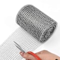 Miniatyrbillede 3 af 5: Mesh Rustfrit Stål 12,7 Cm X 6 M Trådnät Mesh Stål Mesh til Mesh