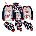 Pikkukuva 1 / 5: Lasten ja Aikuisten Jouluperheen Sopivat Pyjamat Lumimies Uniasu Pjs-Sarjat Mom S