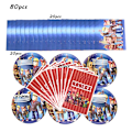 Miniatyrbilde 6 av 7: HOT Roblox bursdagsfestdekorasjoner Robloxs dekorasjoner Barn engangsbruk servise Baby shower festdekorasjoner BPXZ-80PCS