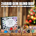 Miniatyrbillede 4 af 7: 2022 Jule Blind Box, 24 Celler Ore Blind Box Grønne Julegaver til Børn
