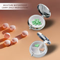 Miniatyrbild 4 av 5: 2-pack praktisk metall pillerboks, multifunktionsarrangör, vattentät