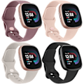 Miniatyrbillede 1 af 5: Blød rem til Fitbit Versa 3/4 - 4-pak